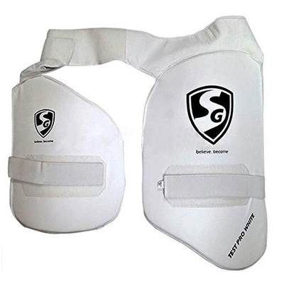 Sg Test Pro White Cricket Thigh Pads Rh (combo)-2168