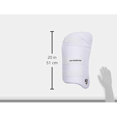 Sg Combo Ace Protector White Rh Cricket Thigh Pad-1 Unit-MENS-2