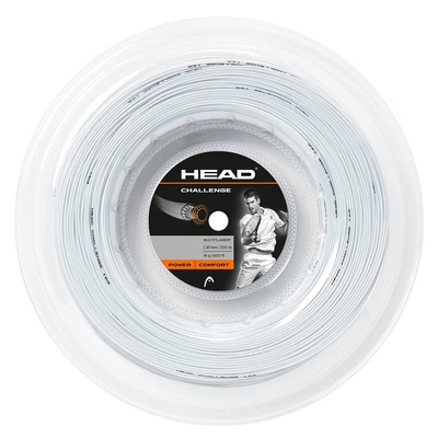 Head Challenge 16 Tennis String (white) (For Single Racquet)-4899