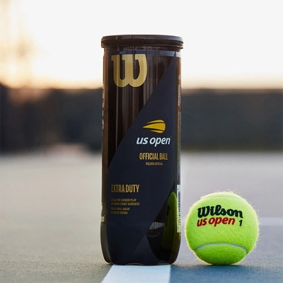 Us Open Lawn Tennis Balls-GREEN-3 Pc Pack-2
