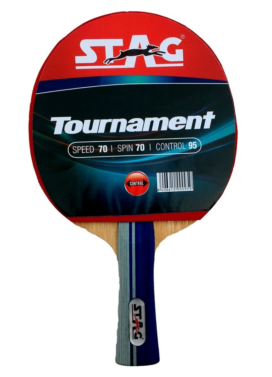 STAG Beginner ITTF Approved Rubber Tournament Table Tennis Bat-1085