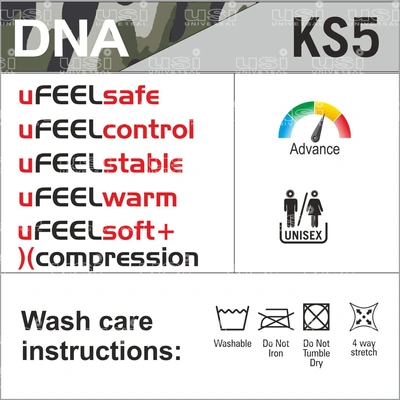 Usi Ks5-5mm Knee Sleeves Support For Fitness, Cross Training, Knee Injury- (1pc)-3641