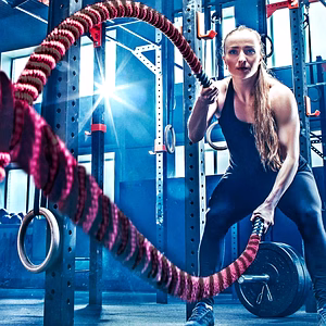 Battling Rope With Wall Mount