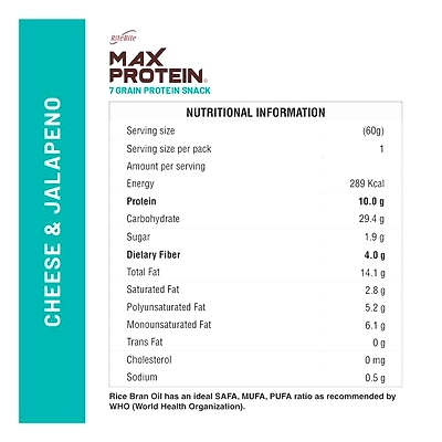 Ritebite Max Protein Chips 150g-CHEESE AND JALAPENO-150 g-2