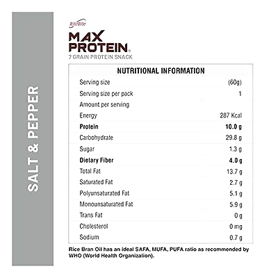Ritebite Max Protein Chips 150g-SALT AND PEPPER-150 g-2