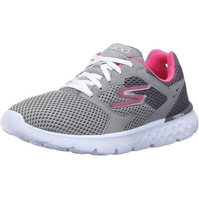 SKECHERS 14350 WOMENS SPORTS SHOES-CHARCOAL/HOT PINK-7-2