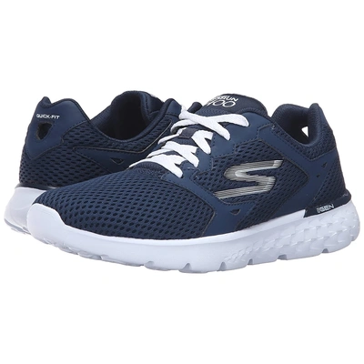 SKECHERS 14350 WOMENS SPORTS SHOES-NAVY/WHITE-7-2