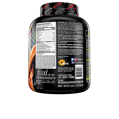 Muscle Tech Performance Series Nitrotech Ripped - 4 Lbs (1. 81 Kg)-CHOCOLATE FUDGE BROWINE-4 Lbs-1