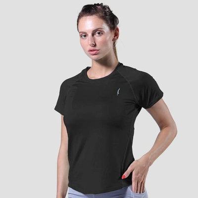 Dive Sports Women Flex Tee T Shirt-BLACK-L-1