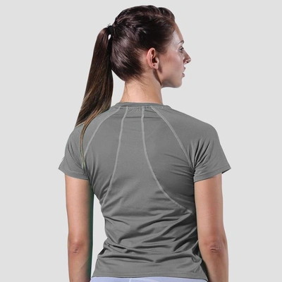 Dive Sports Women Flex Tee T Shirt-GREY-M-2