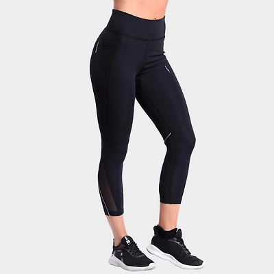 Dive Sports Womens Define Crops Three Fourth-S-BLACK-2