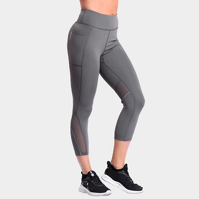 Dive Sports Womens Define Crops Three Fourth-M-GREY-2
