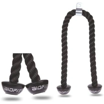 BIOFIT Tri Cep Rope 36&quot; - 1320 Triceps Bar  (Black)-Black-36-1