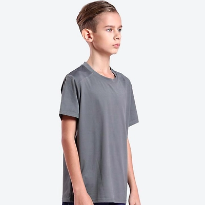 Dive Sports Boys Distance Tee Shirt-GREY-12-2