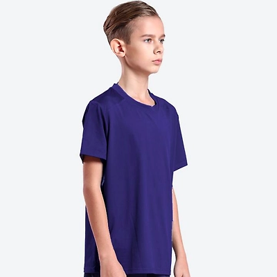 Dive Sports Boys Distance Tee Shirt-NAVY-8-2