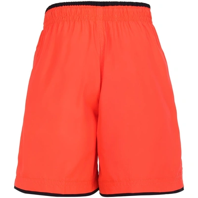 Berge' Boy's Neon Orange Woven Shorts-10-NAVY-ORANGE-2