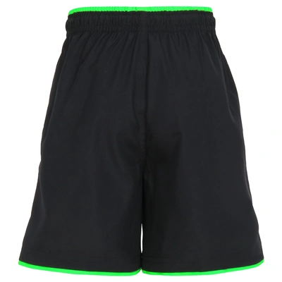 Berge' Boy's Neon Orange Woven Shorts-Black-Green-16-2