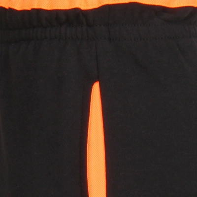 Berge' Boy's Neon Orange Woven Shorts-Black-Orange-10-2