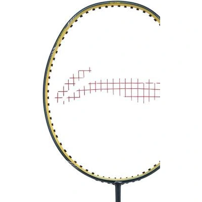 LI-NING G-TEK 78 GX Graphite Strung Badminton Racket Blue, Gold Strung Badminton Racquet-29390