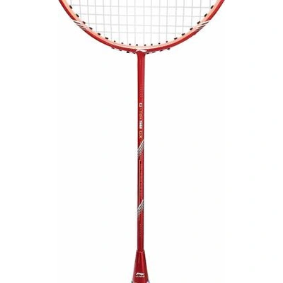LI-NING G-TEK 58 GX Graphite Strung Badminton Racket-Red-FS-2