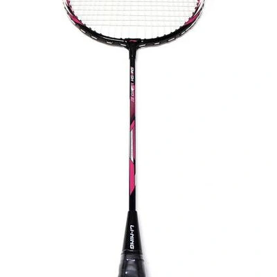 LI-NING XP-60-IV Aluminium Badminton Racquet-BLACK-PINK-FS-1