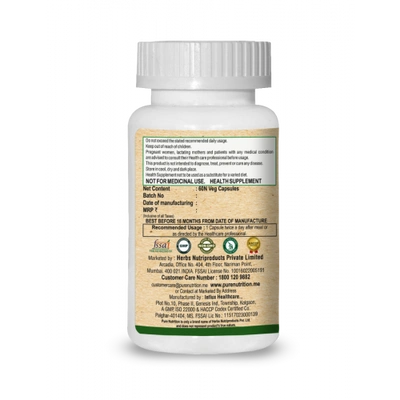 Pure Nutrition Tribulus a Natural Stamina &amp; Vitality Booster for Men and Women - 60N Capsule-2