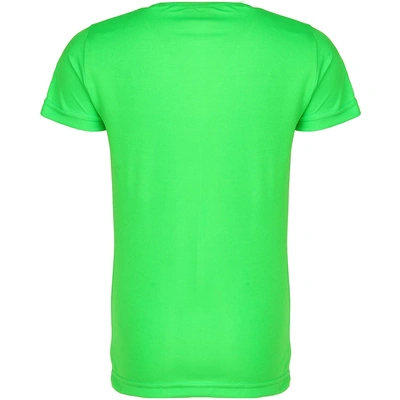 berge' Boys Instadry Red Round Neck T Shirt Sports Wear Casual Wear-NEON GREEN-12-1