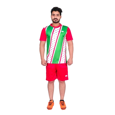 Vector X Mens Half Sleeves Polyester Italy Football Jersey Set-21172