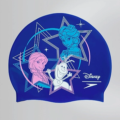 Speedo Disney Frozen Junior Slogan Print Swimming Cap-24273