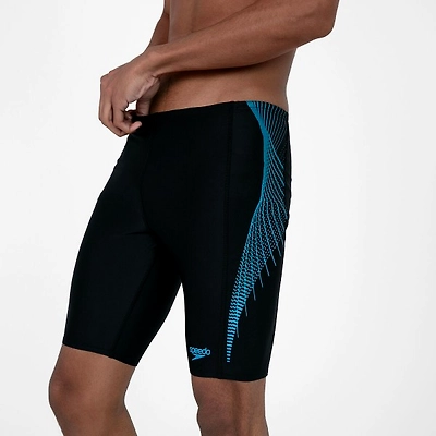 Speedo Gents Hexagonal Tech Panel Jammer Swim Short-18615