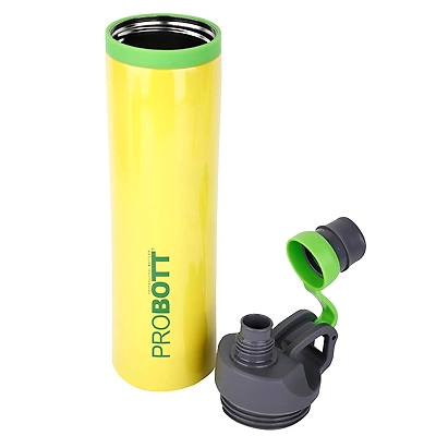 PROBOTT Stainless Steel Double Wall Vacuum Flask Delta Bottle 620ml -PB 620-03 (Colour May Vary)-23858