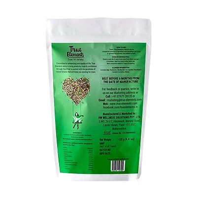 TRUE ELEMENTS ROASTED SUNFLOWR PUMKIN &amp; FLAX SEEDS-2240