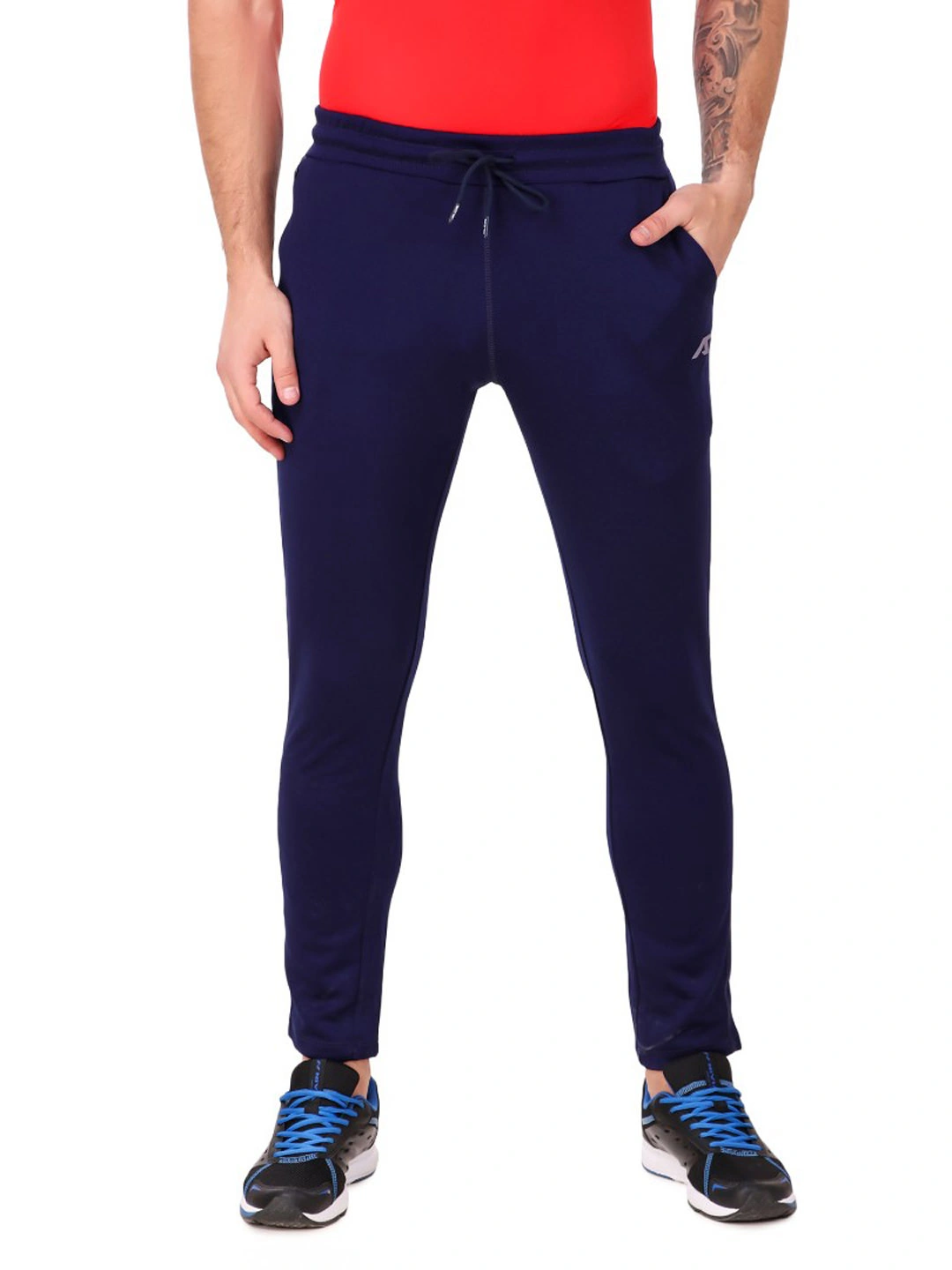 Alcis Solid Mens Sports Training Track Pants - NAVY, XXL | Total Sports ...