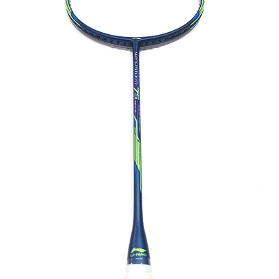 Li-ning Windstorm 75 Superlight Unstrung Badminton Racket-NAVY AND GREEN-Full Size-1 Unit-2