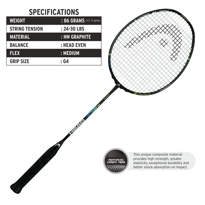 HEAD Octane Pro HM Graphite Badminton Racquets-20193