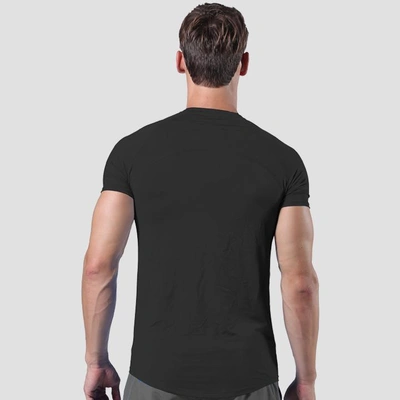 Dive Sports Mens Seeker Polo Neck T Shirts-BLACK-XXL-1