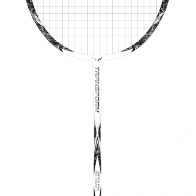 Transform Attack White Unstrung Badminton Racquet-30157