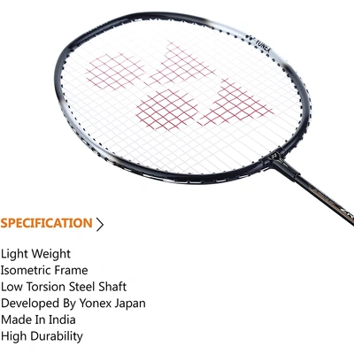 Yonex Zr 100 Light Badminton Racquets (colour May Vary)-BLACK-Full Size-1 Unit-1