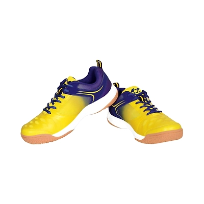 Nivia Hy-court 2.0 Badminton Shoes For Mens-Blue / Yellow-10-1