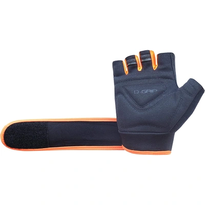 Kobo WTG-45 Weight Lifting Gym Gloves Hand Protector for Fitness Training-BLACK-ORANGE-L-1