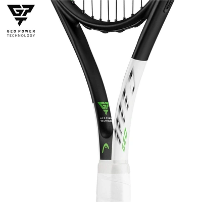 HEAD Geo Speed Pre-Strung Recreational Lawn Tennis Racket-BLACK GREY-FS-2