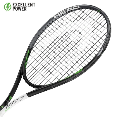 HEAD Geo Speed Pre-Strung Recreational Lawn Tennis Racket-BLACK GREY-FS-3