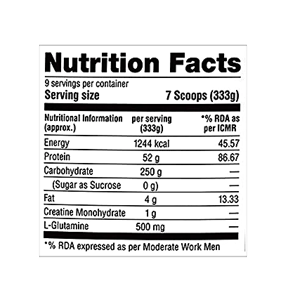 Labrada Muscle Mass Gainer  6.6 lbs (3 kg) (Chocolate)-CHOCOLATE-6.6 LBS-2