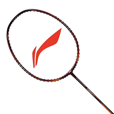 LI-NING TURBO CHARGING 08 Drive Red Unstrung Badminton Racquet-31757