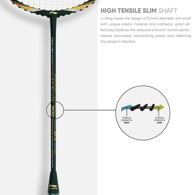 Li-Ning Wind Lite Strung Badminton Racquet with Free Full Cover-31760