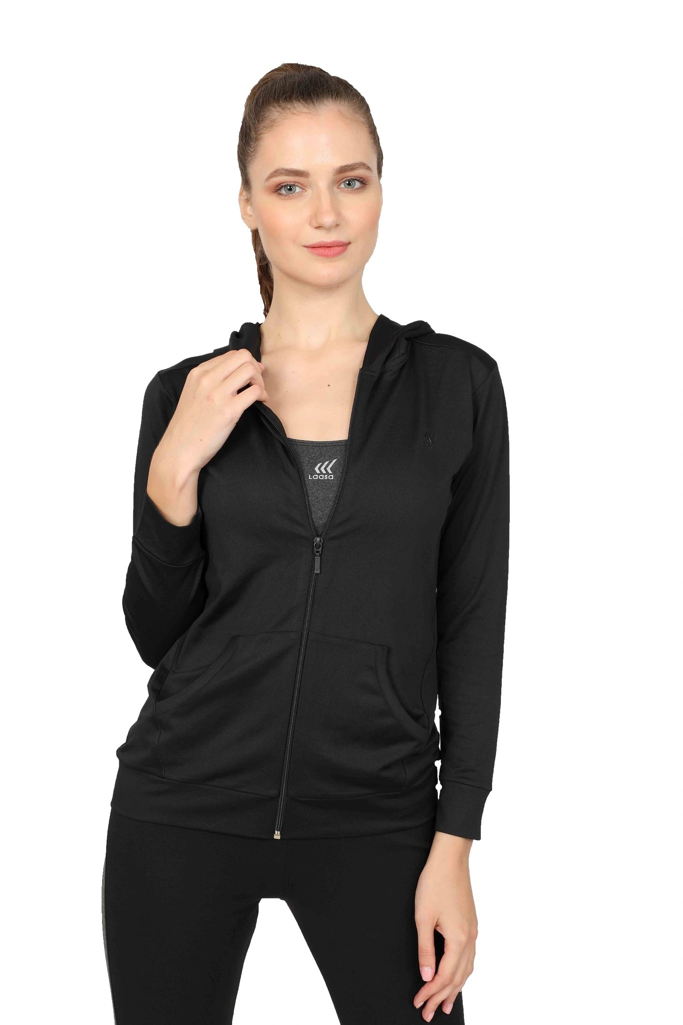 black workout jacket