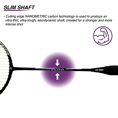 Yonex Voltric 0.5DG Slim Badminton Racquet-GREY-2