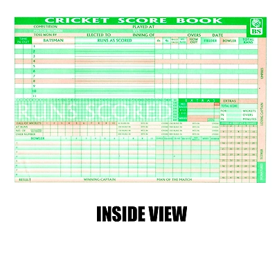 Mikado Cricket Score Book (20 INNINGS)-1