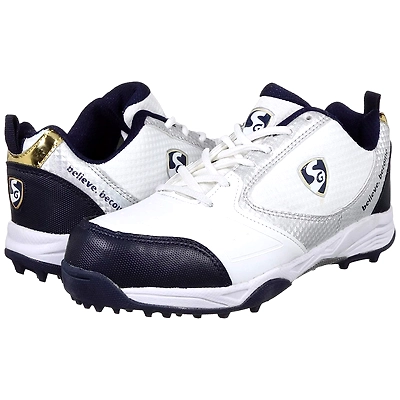 Sg Scorer 4.0 Cricket Shoes-WHITE/R.BLUE/LIME-11-2