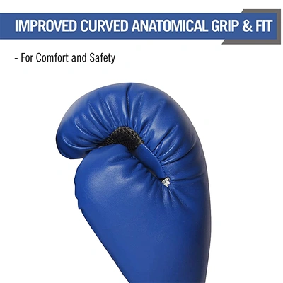 Everlast Pro Style Training Boxing Gloves-BLUE-8-3